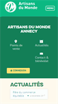 Mobile Screenshot of annecy.artisansdumonde.org